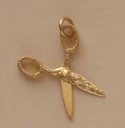 GPC FANCY OPENING SCISSORS CHARM       =