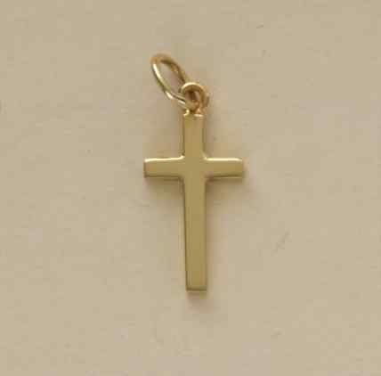 GPC 15x9x2mm SOLID PLAIN CROSS         =