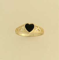 GPC HEART ONYX FANCY RING