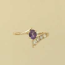 GPC CZ/AMETHYST FANCY RING             =