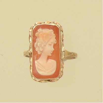 GPC AMALFI STYLE RECT CAMEO RING