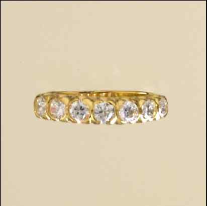 GPC CZ 7 STONE ETERNITY RING           =