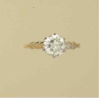 GPC 7mm CZ FANCY SINGLE STONE RING