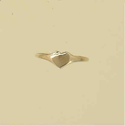 GPC D/C HEART BABY SIGNET RINGS