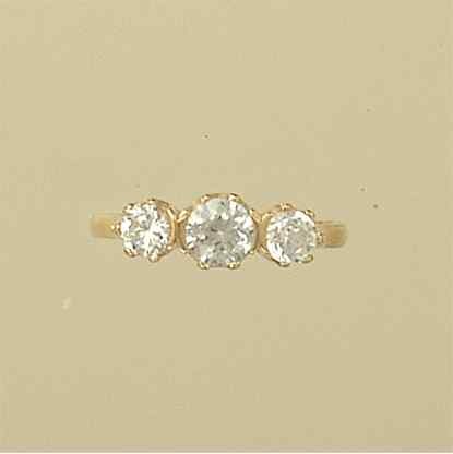 GPC CZ 3 STONE RING