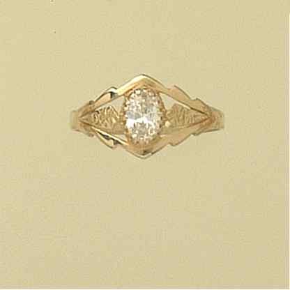 GPC OVAL CZ FANCY RING