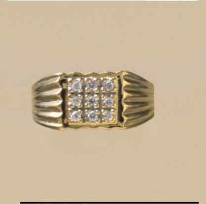 GPC 9 STONE CZ FANCY RING