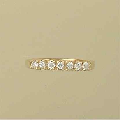 GPC CZ 7 STONE ETERNITY RING