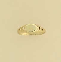 GPC OVAL TOP CUTOUT SHANK BABY RING