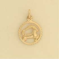 GPC 14mm CAPRICORN ZODIAC PENDANT      =