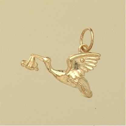 GPC FLYING STORK & BABY CHARM          =