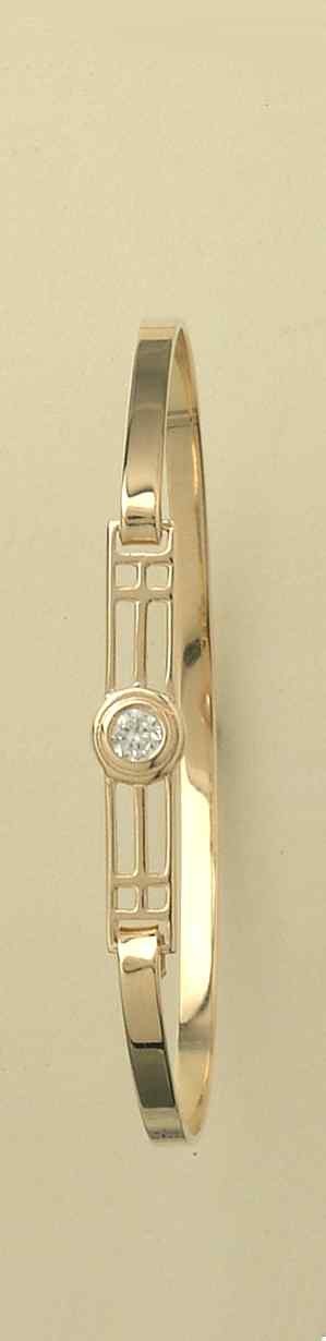 GPC 4mm CZ RM STYLE CLIP BANGLE