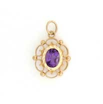 GPC AMETHYST FANCY PENDANT             =