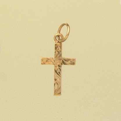 GPC 17x11mm SOLID ENGRAVED CROSS       =