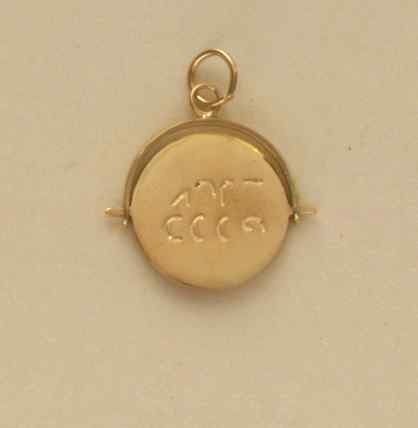 GPC 12mm ROUND GOOD LUCK SPINNER       =