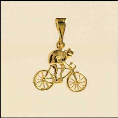 GPC SMALL RACING CYCLIST CHARM         =
