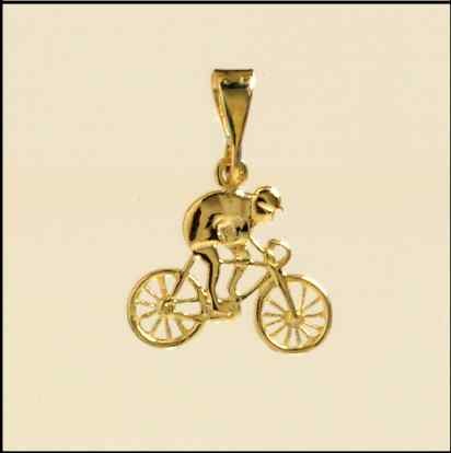 GPC SMALL RACING CYCLIST CHARM         =