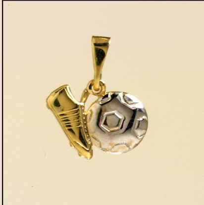 GPC 2 COLOUR FOOTBALL/BOOT CHARM