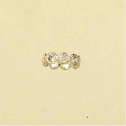 GPC CZ SET RING FOR EARRINGS-PER PIECE