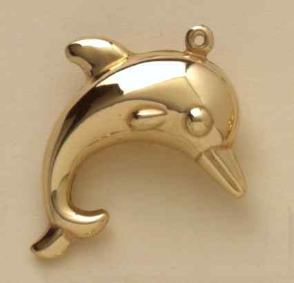 GPC EX LRG HOLLOW DOLPHIN CHARM       =]