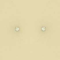 9ct WHITE 10pt DIAMOND CLAW SET STUDS 1Q