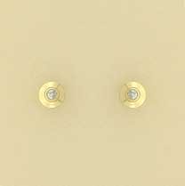9ct 5pt DIAMOND DOMED STUDS