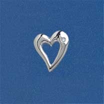 SPC DIA.SET OPEN HEART PEND.          +C