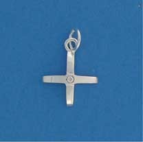 SPC DIA SET 14mm PLUS SIGN PENDANT    +C