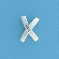 SPC DIAMOND SET 15mm KISSCROSS PEND. +C=