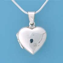 SPC DIAMOND SET 17mm HEART LOCKET    +C=