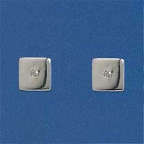 SPC DIA.SET POLISHED SQUARE STUDS      =