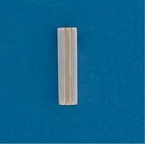 SIL/9ct RECT.PENDANT WITH GOLD STRIP +C=