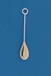 SIL/9ct  PADDLE PENDANT              +C=