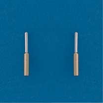SIL/9ct SMALL TUBE STUDS               =