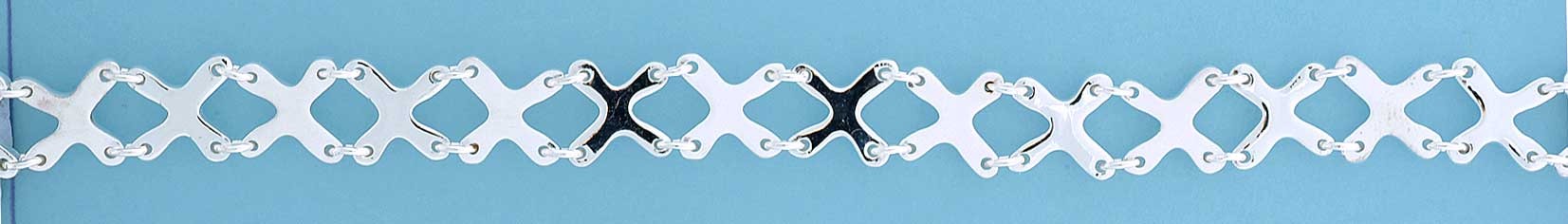 SPC MATT/POLISHED X LINK BRACELET      =