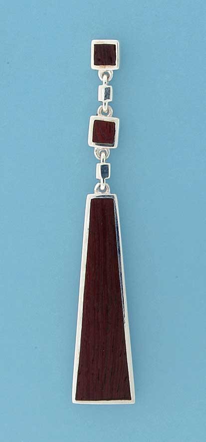 SPC WOOD INLAID TRIANGULAR DROPS