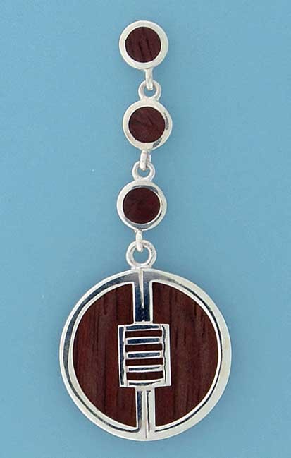 SPC WOOD INLAID 20mm ROUND DROPS