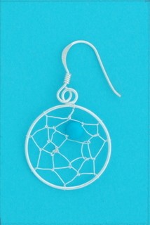 SPC 20mm TURQ DREAMCATCHER EARRINGS
