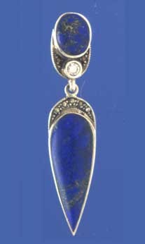 SPC LAPIS MARCASITE DROPS              -