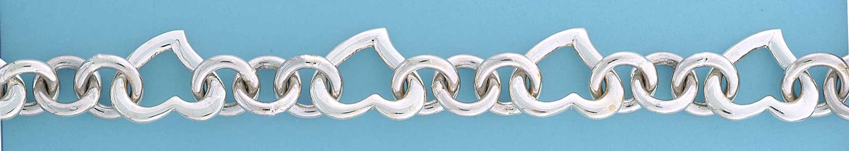 SPC CAST TIF HEARTS LINKED BRACELET