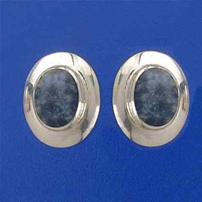 SPC 10x8mm OVAL SODALITE STUDS