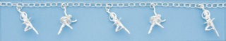 SPC FIVE BALLERINAS CHARM BRACELET