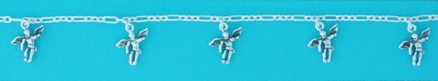 SPC FLYING CHERUBS FIGARO CHARM BRAC