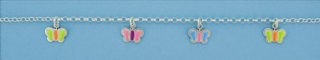 SPC MULTI COLOUR BUTTERFLYS CHARM BRAC.