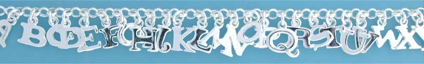 SPC ALPHABET CHARM BRACELET