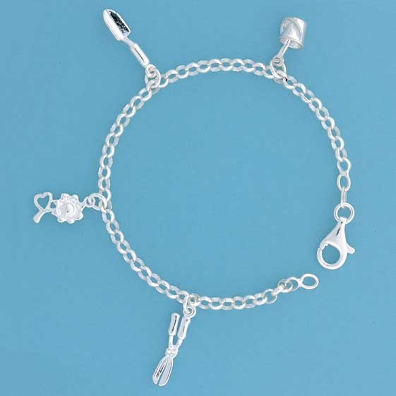 SPC GARDEN TOOLS CHARM BRACELET        =