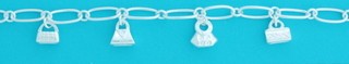 SPC LARGE TRACE CHAIN BAGS CHARM BRAC  =