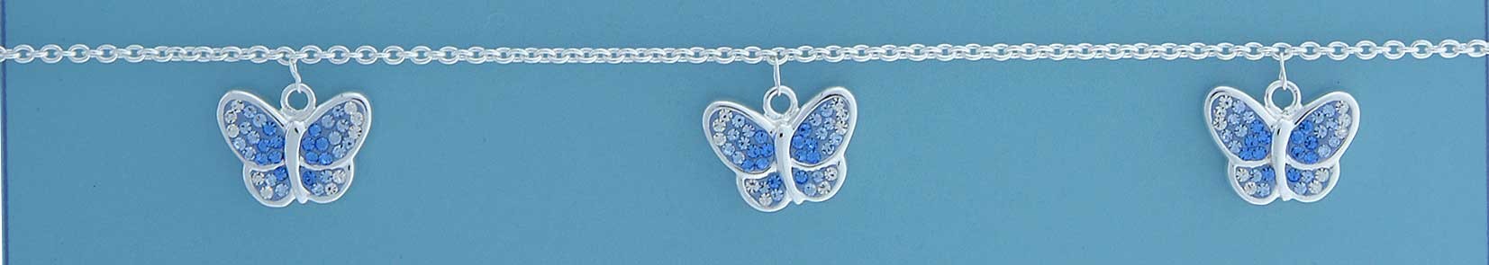 SPC FADING BLUE CRYST.BUTTERFLY BRAC   =