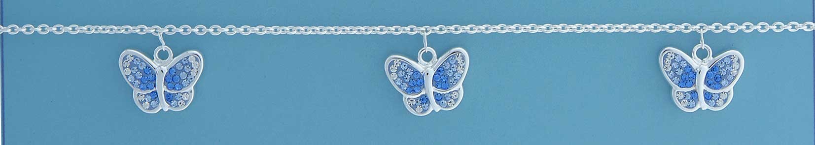 SPC FADING BLUE CRYST.BUTTERFLY BRAC   =