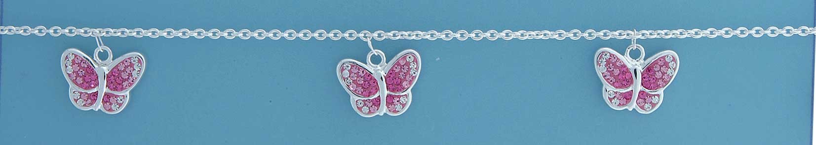 SPC FADING PINK CRYST.BUTTERFLY BRAC   =